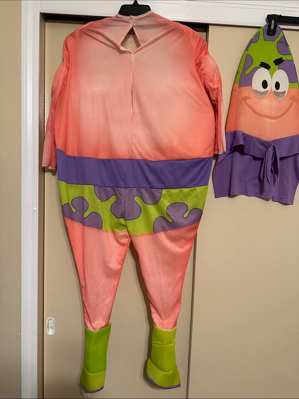 Nickelodeon Patrick Star Padded Muscle Costume - Pink, Green & Purple